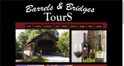 Desktop Screenshot of barrelsandbridgestours.com